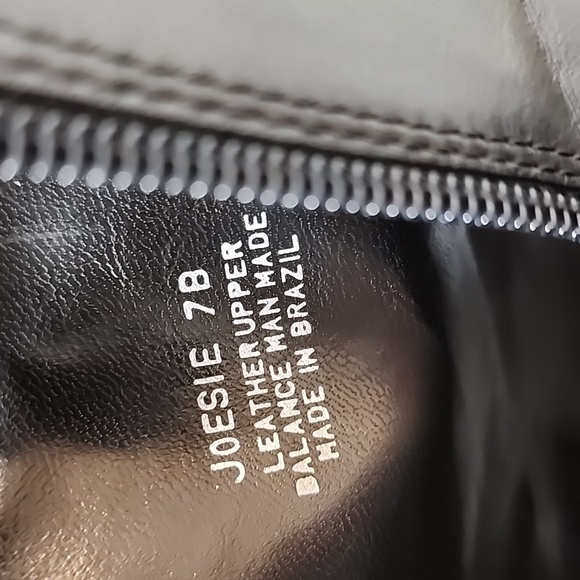 Vintage Steve Madden Josie Leather Boots Y2K 90S Ankle Booties Black Heeled - Picture 8 of 15